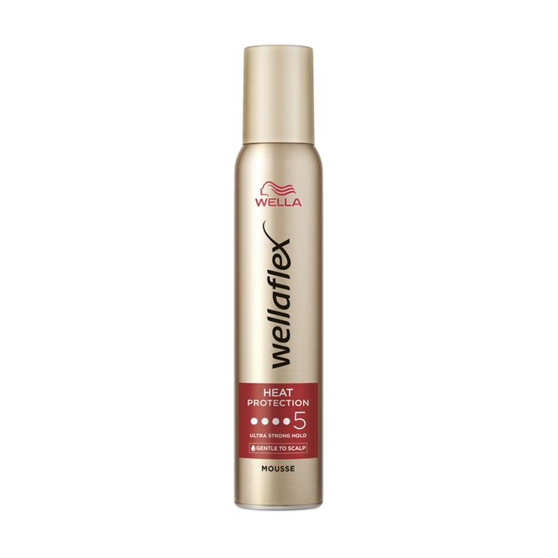 Мус для волосся WELLA Wellaflex Для гарячої укладки, Суперсильна фіксація 5, 200 мл